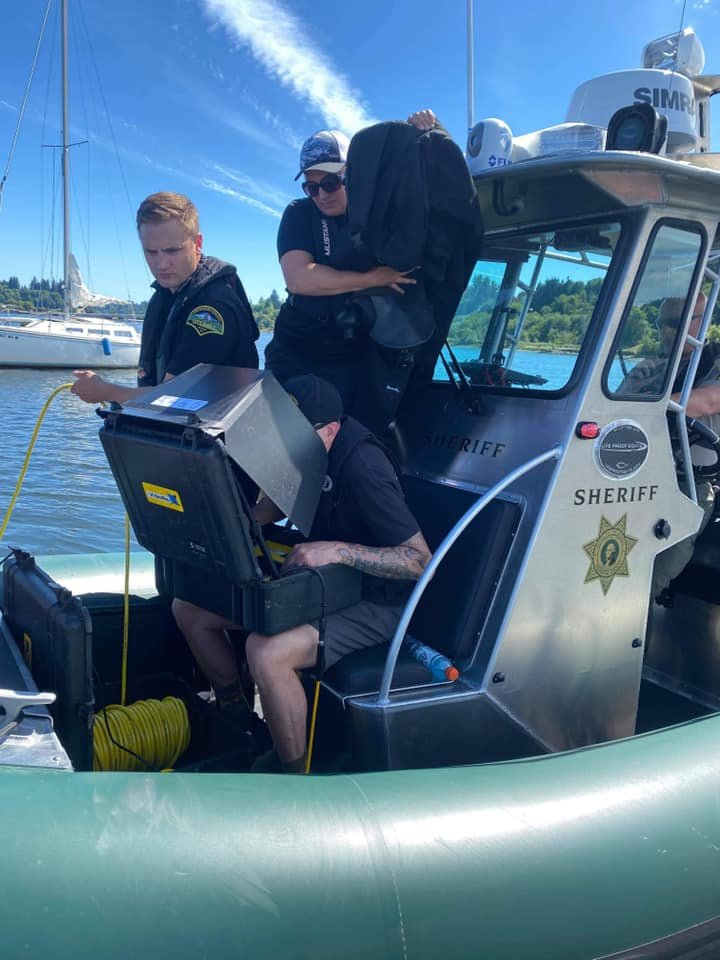 The Thurston County Sheriff's Office dive team was activated on Sun., July 18, 2021 to assist multiple agencies with the recovery of a suspected drowning victim near Swantown Marina in Olympia.
